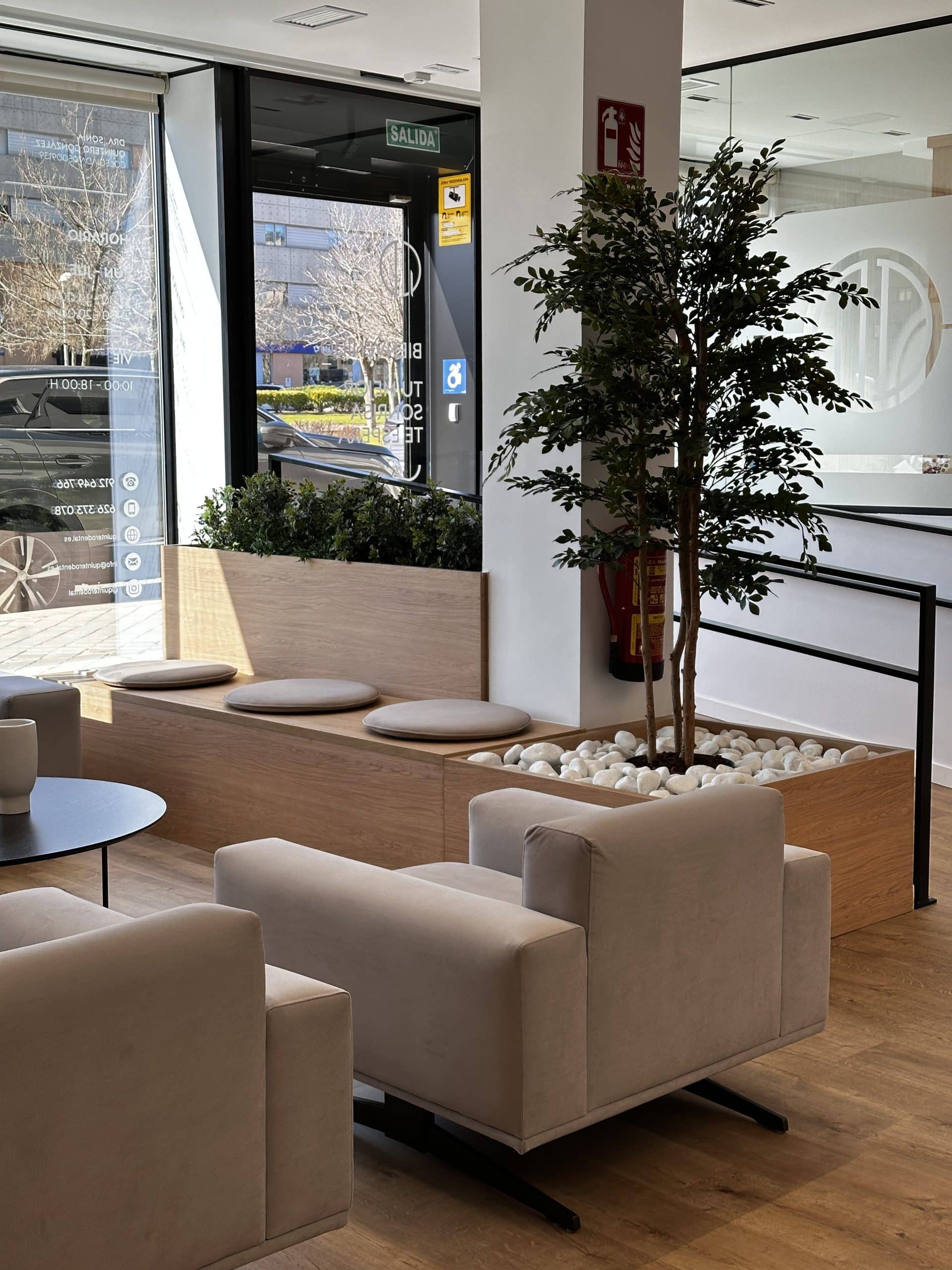 Cómoda sala de espera de tu dentista en Las Tablas Quintero Dental